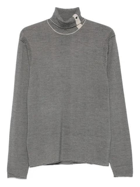 Emporio Armani turtleneck virgin-wool sweater