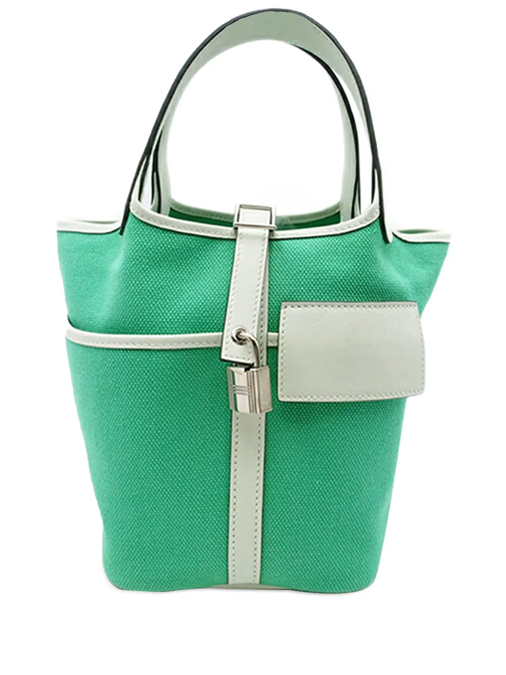 Hermès Pre-Owned 2023 Toile Goeland and Swift Cargo Picotin Lock 18 Hermès Pre-Owned 2023 Toile Goeland and Swift Cargo Picotin Lock 18