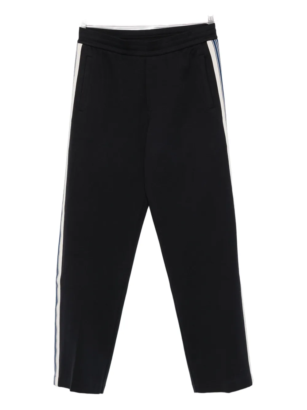 Emporio Armani ASV side-stripe track pants - Blu