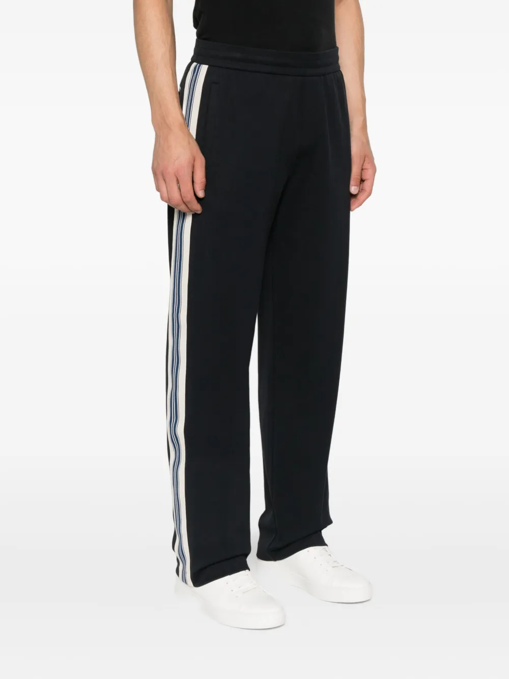 Emporio Armani Trainingsbroek met zijstreep Blauw
