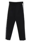 Emporio Armani ASV side-stripe track pants - Blue