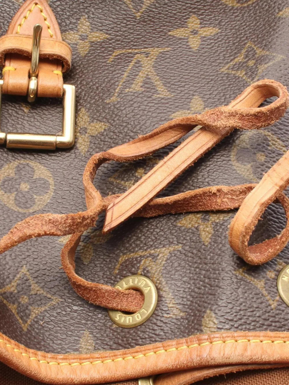 Pre-owned Louis Vuitton 1997 Monogram Montsouris Mm Backpack