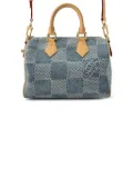 Louis Vuitton Pre-Owned 2024 Damier Denim Speedy Bandouliere 25 satchel - Blue