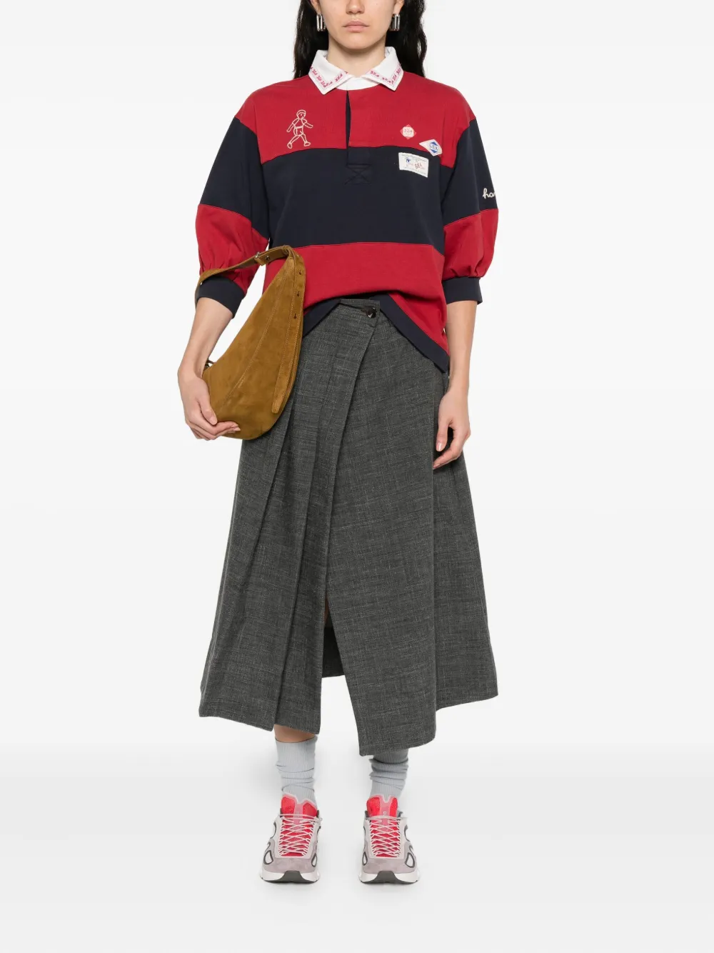 Sea Carolyn Workwear Rugby Shirt In Multi