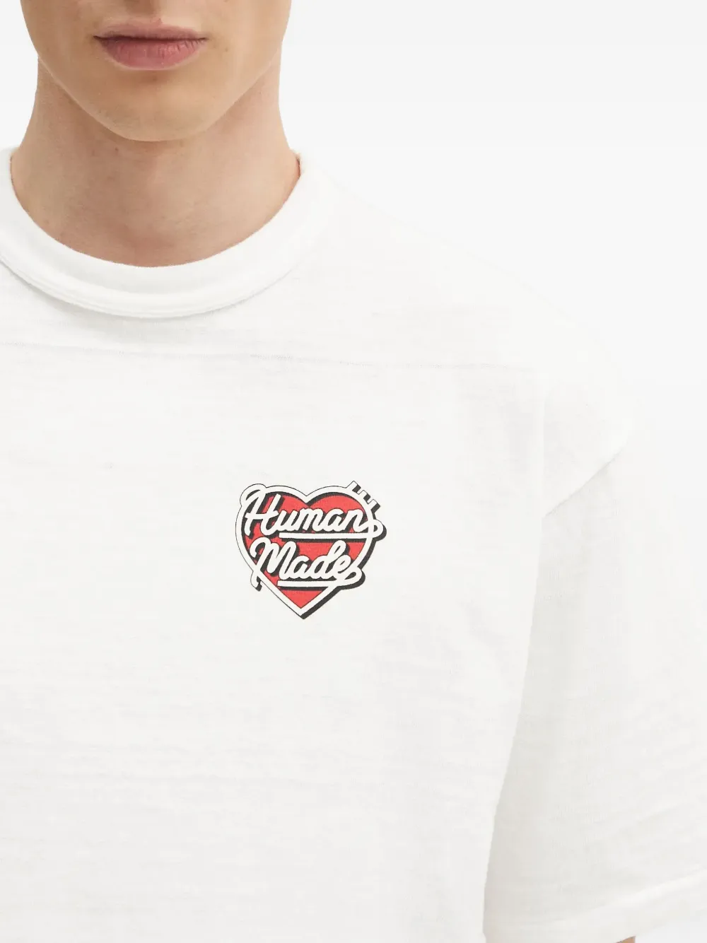 Human Made T-shirt met logoprint Wit