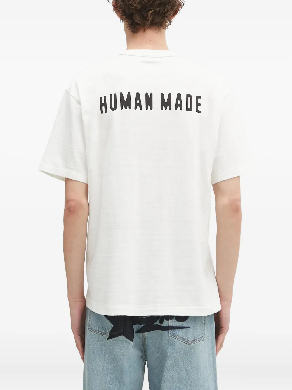 Human Made T-shirt met logoprint Wit