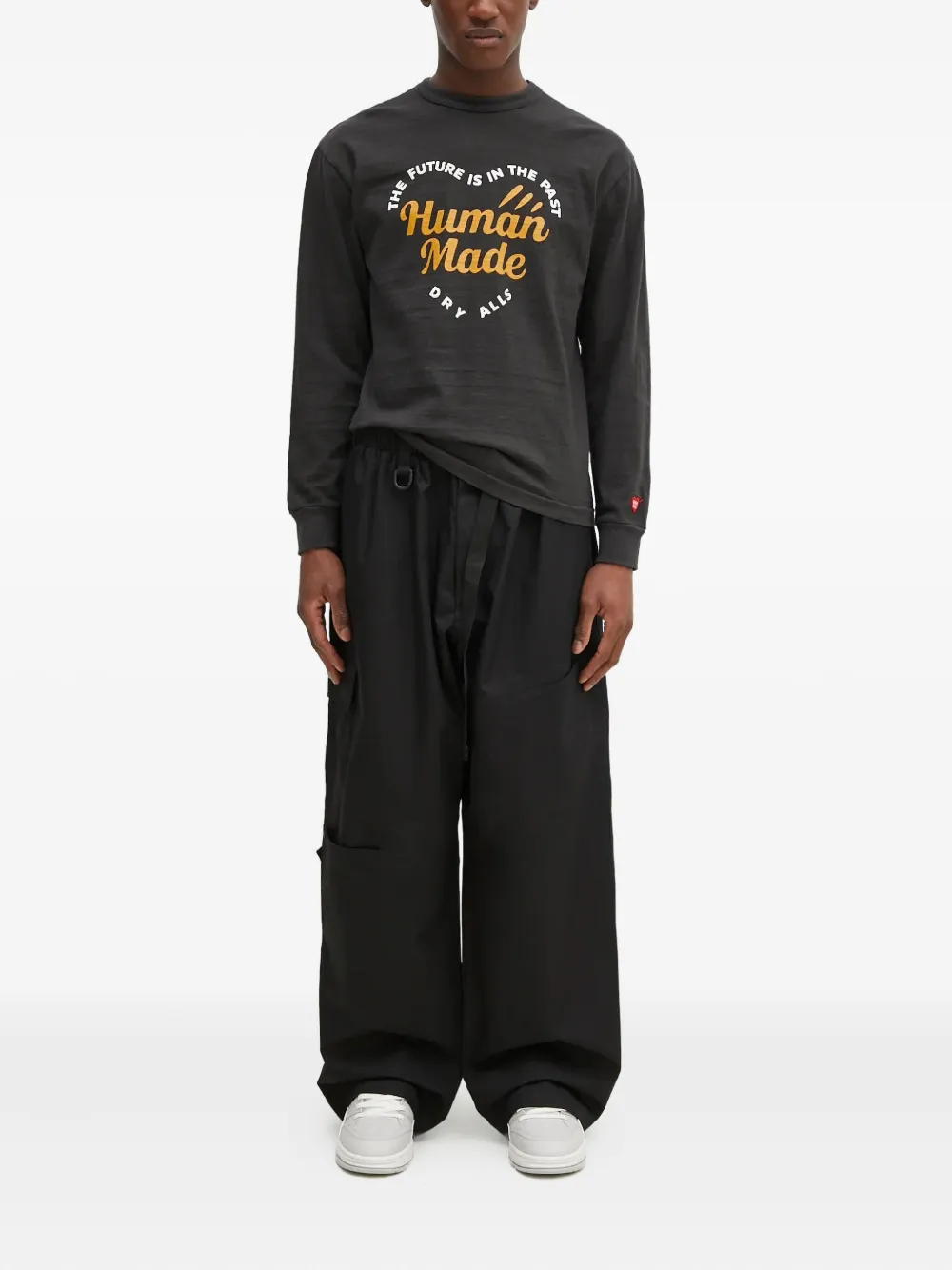 Human Made T-shirt met geborduurd logo - Zwart