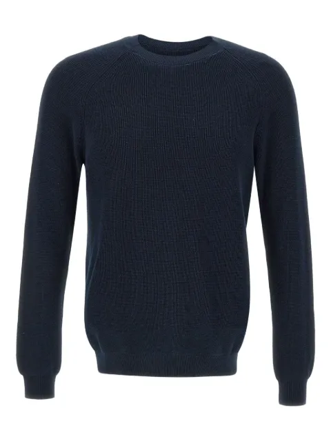 DIKTAT ribbed raglan-sleeves sweater