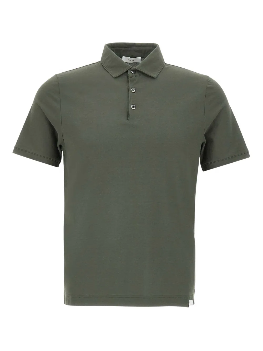 short-sleeve cotton polo shirt