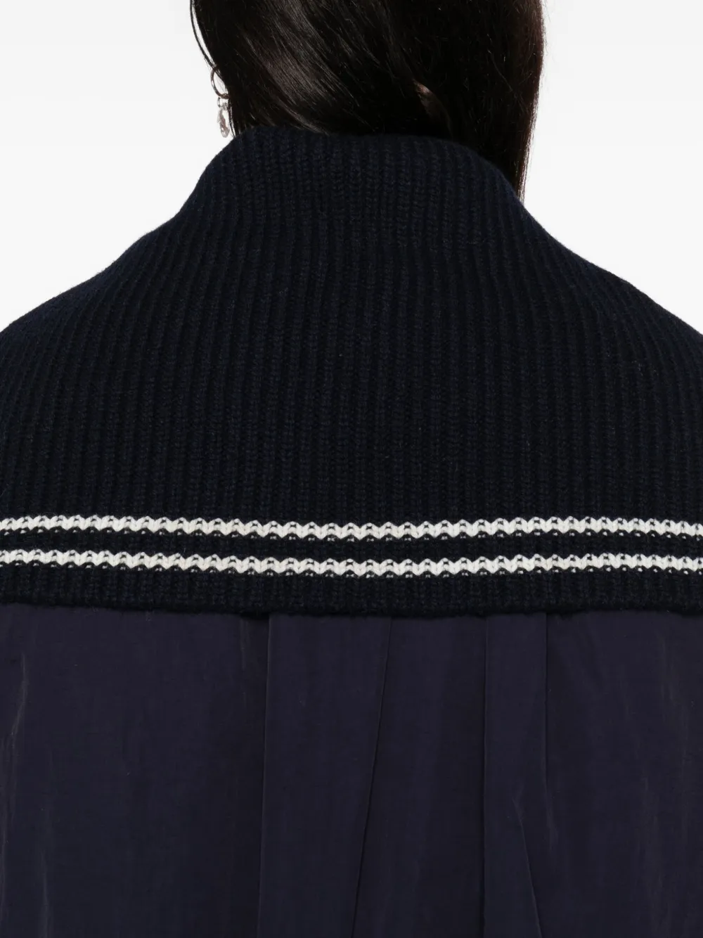 Sea Mirian Ribbed-cuffs Jacket In Black