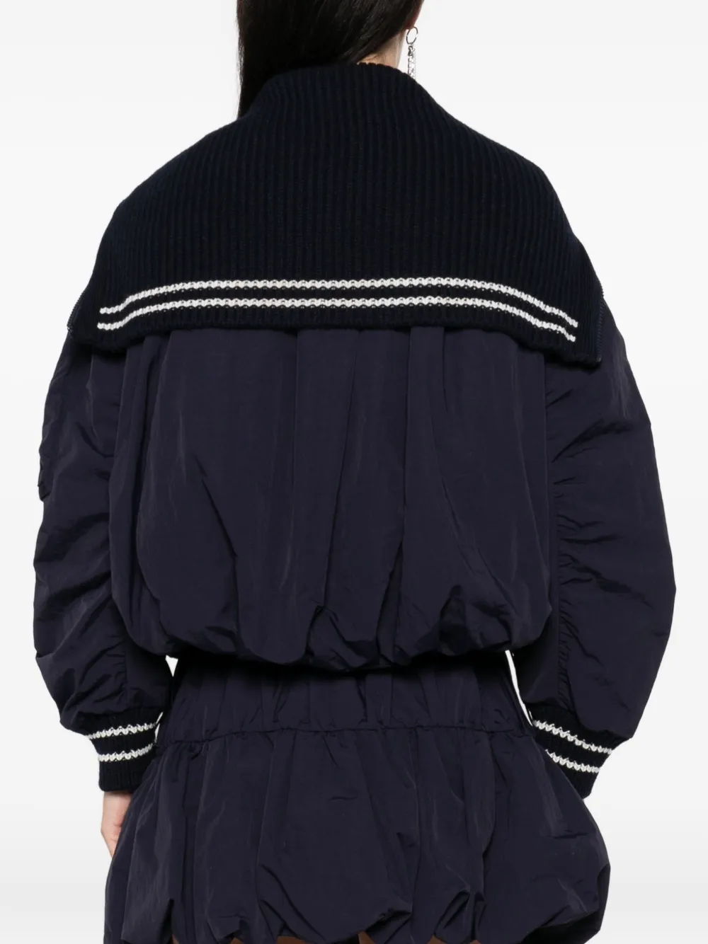 Sea Mirian Ribbed-cuffs Jacket In Black