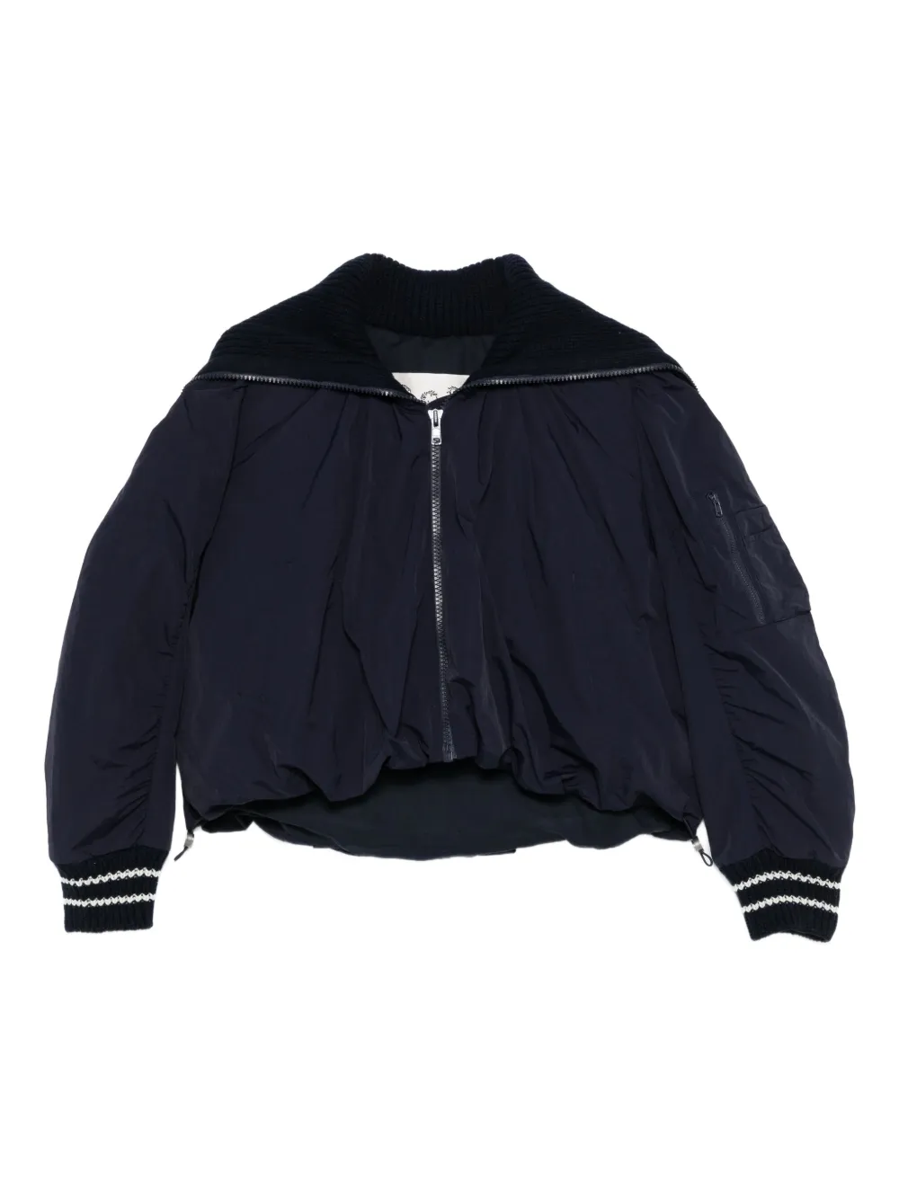 Sea Mirian Ribbed-cuffs Jacket In Black