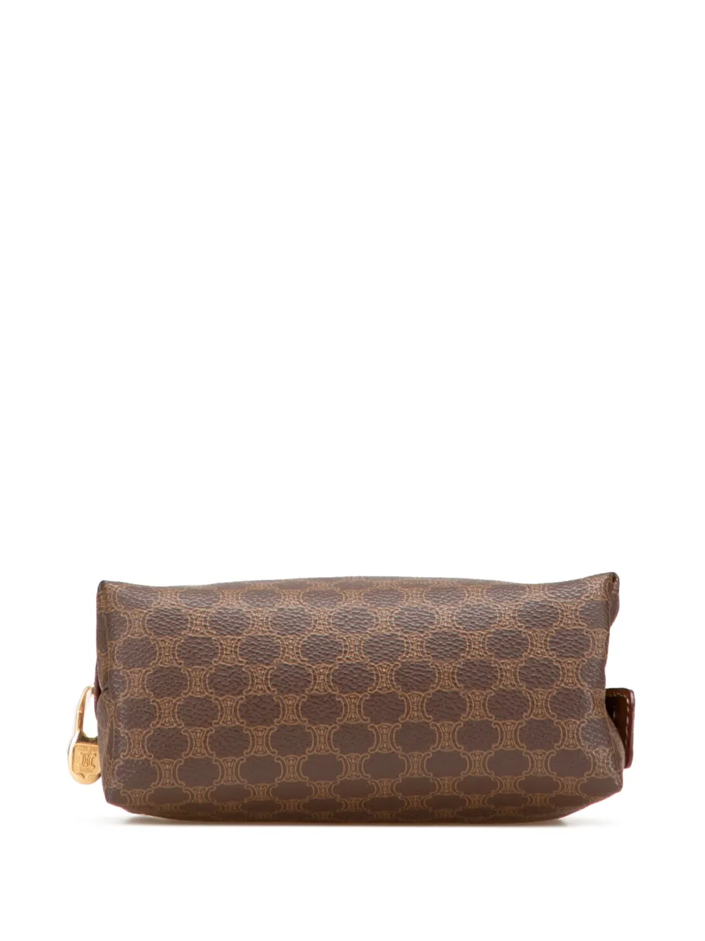Pre-owned Celine 2000-2025 Macadam Coated Canvas Pouch