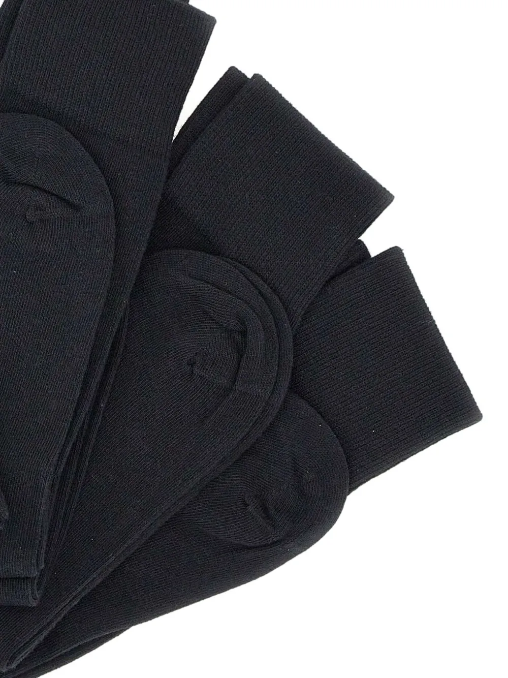 Hugo Boss Logo Socks (pack Of Five) In Black
