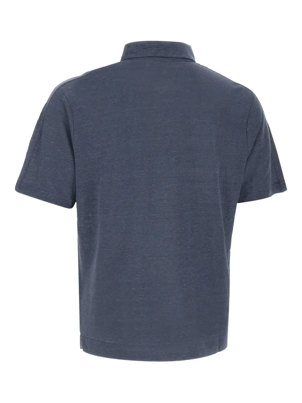 DIKTAT Linnen poloshirt - Blauw