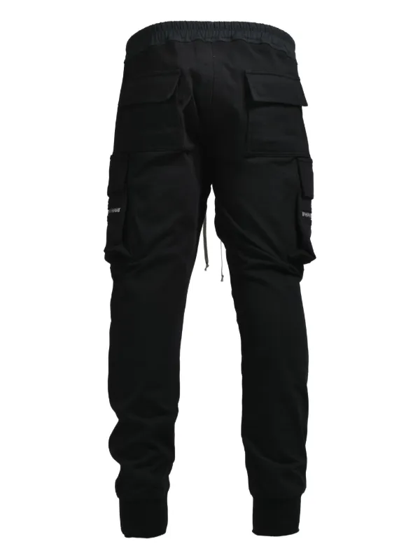 Rick Owens 2024SS 刺繡スローガン パッチポケット カーゴパンツ Rick Owens 2024SS 刺繡スローガン パッチポケット カーゴパンツ