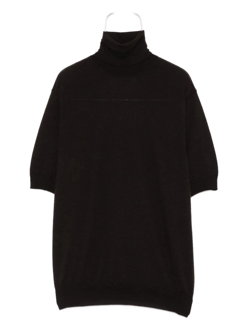 Prada short-sleeved roll-neck top Bruin