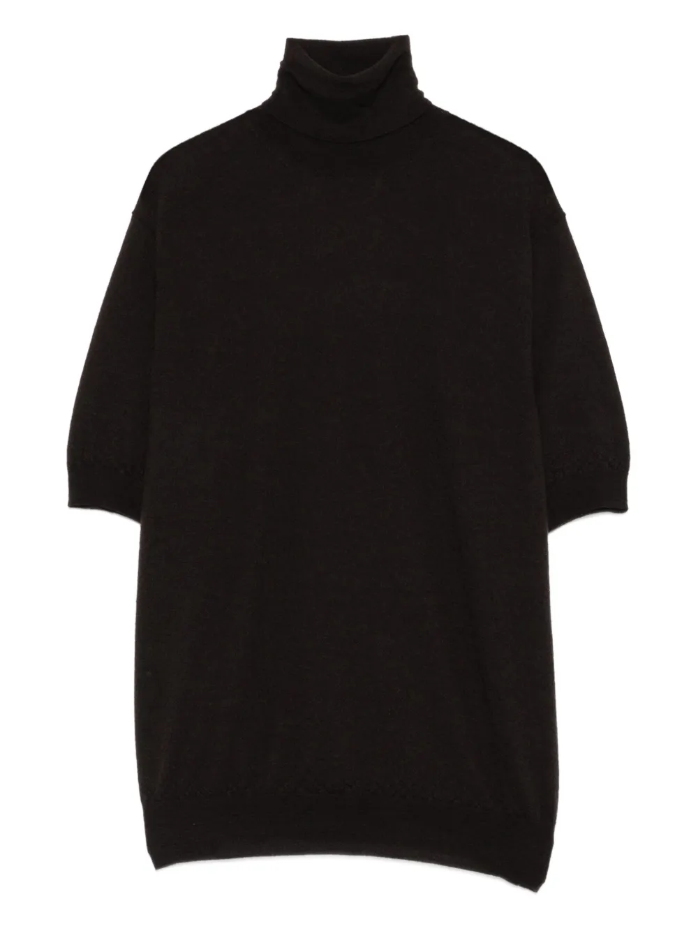 Prada short-sleeved roll-neck top Bruin