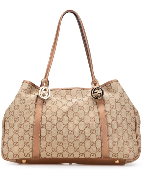 Gucci Pre-Owned сумка-тоут Twins из канваса с узором GG (2000-2015 годы)