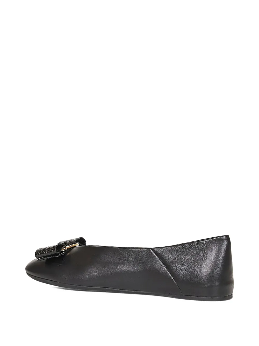 Ferragamo Vara leren ballerina's 883 NERO