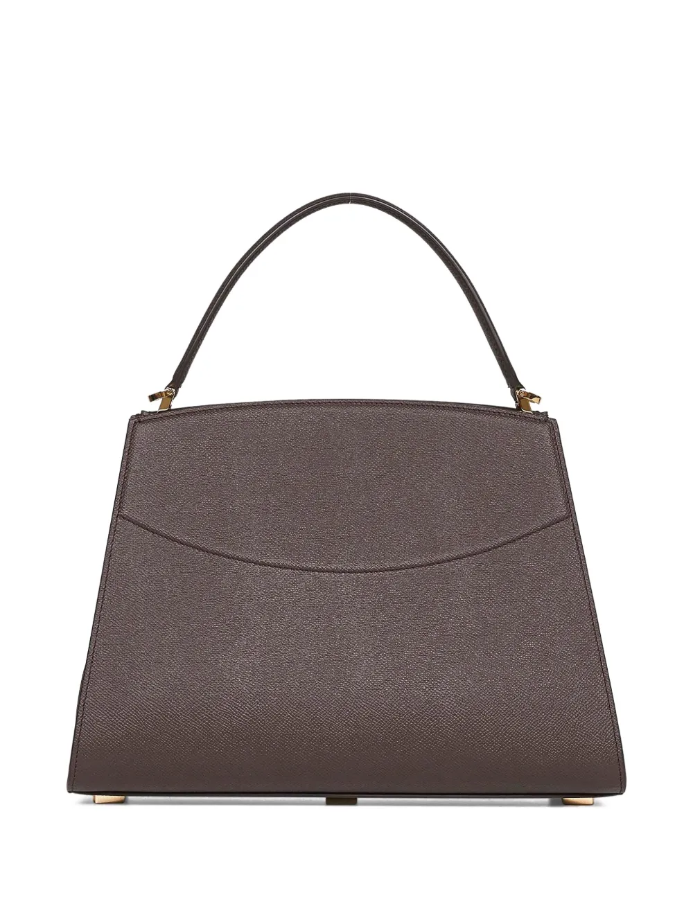 Ferragamo Gancio-clasp hammered calfskin tote bag Testa di m testa di moro