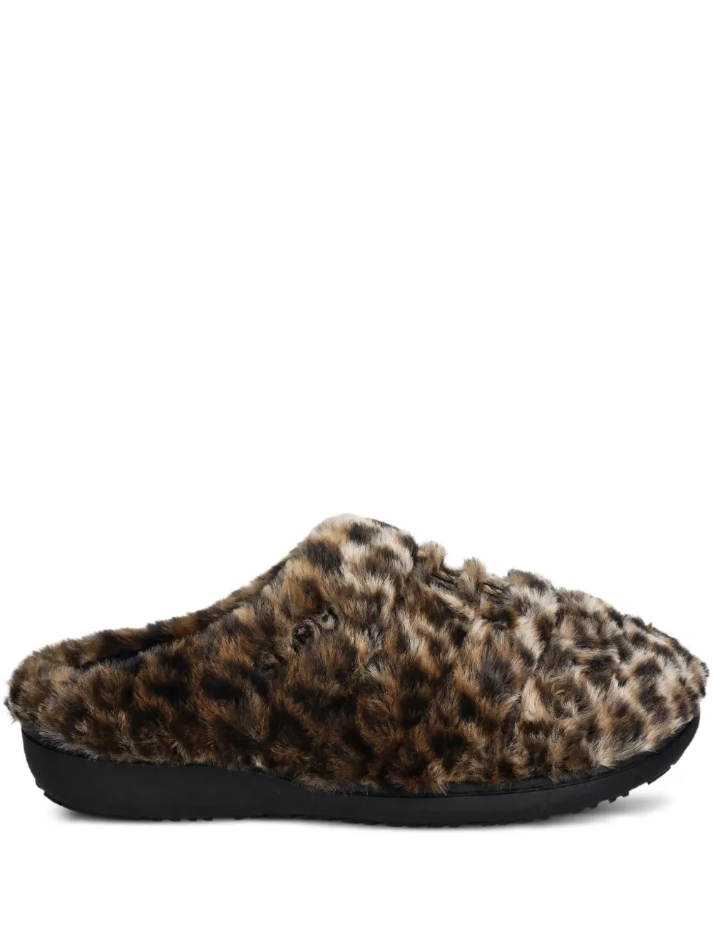 WACKO MARIA leopard-print slippers Neutrals