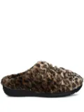 WACKO MARIA leopard-print slippers - Neutrals