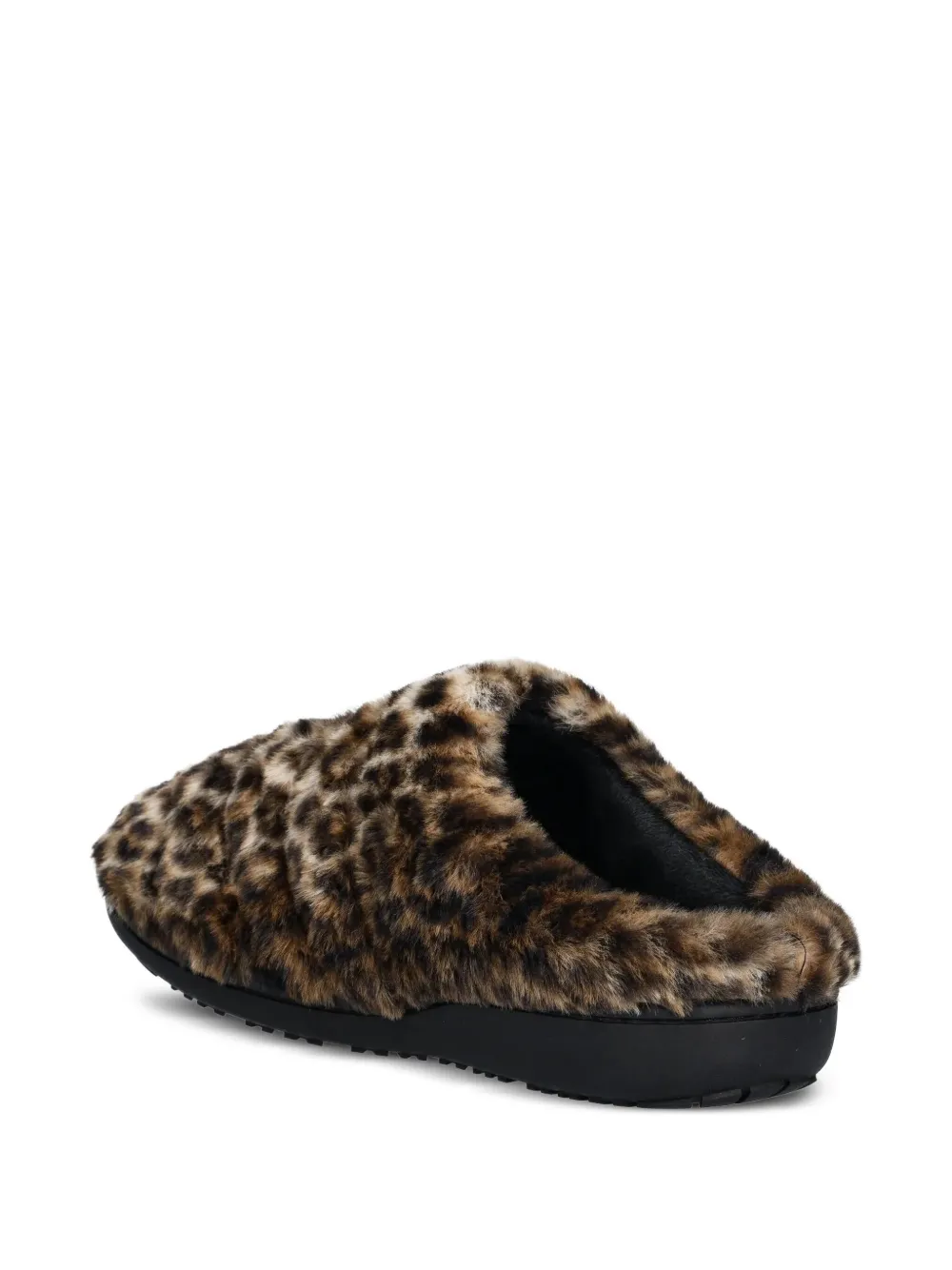 WACKO MARIA leopard-print slippers Neutrals