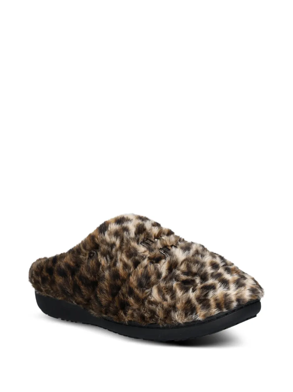 WACKO MARIA leopard-print slippers Neutrals