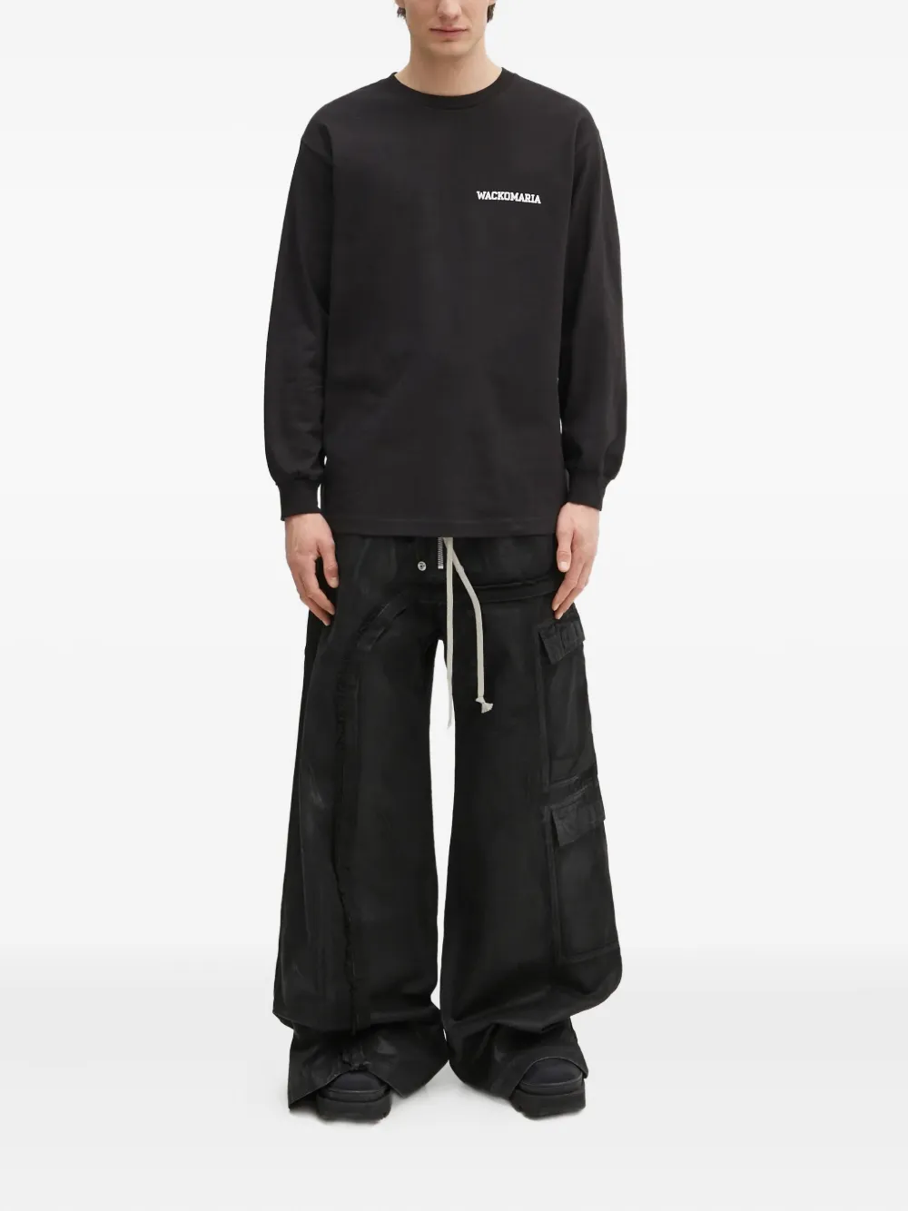 WACKO MARIA heart-print long-sleeve T-shirt | T-Shirts | Image 2