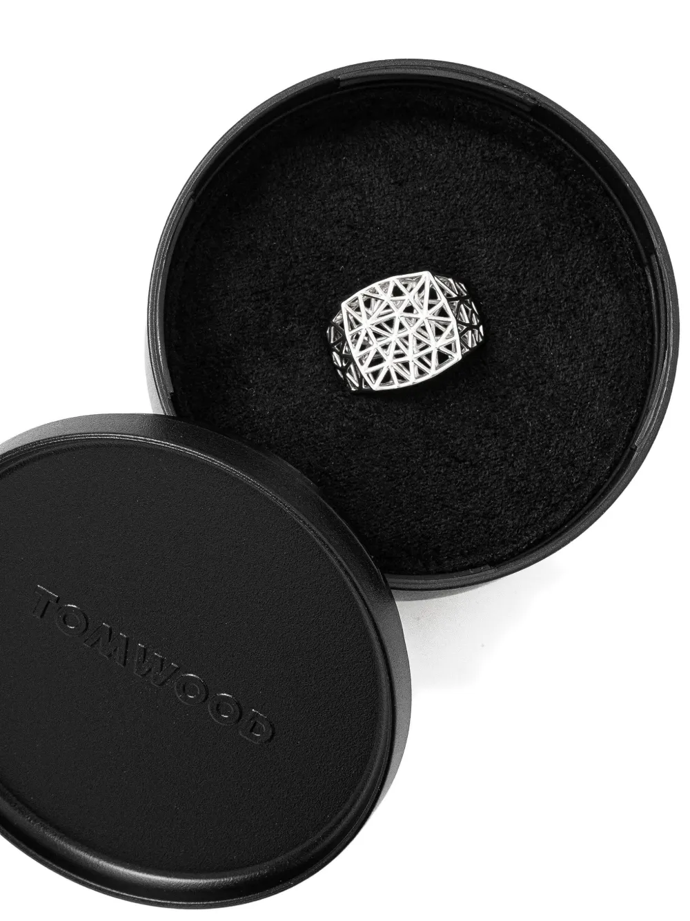 Tom Wood Geometrischer Ring In Silver