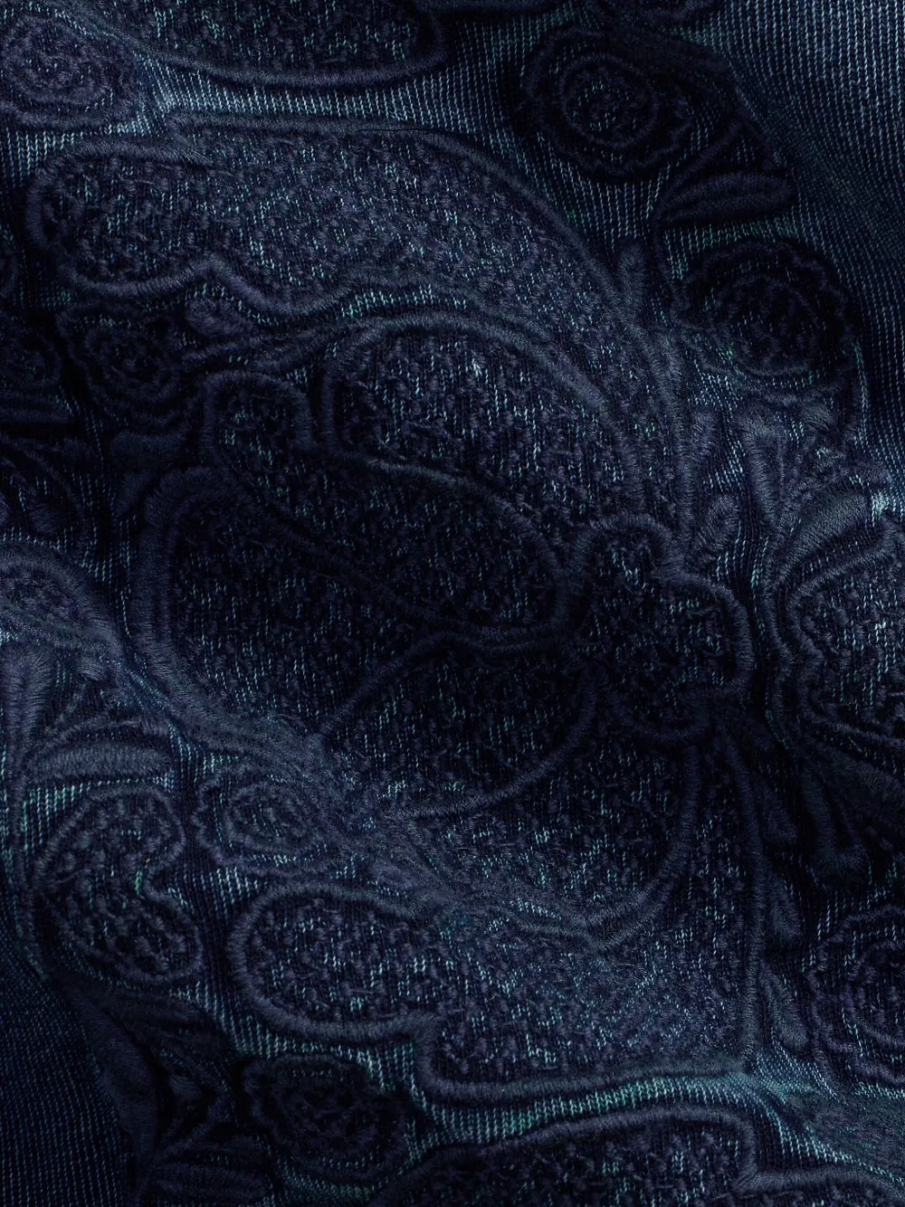 Ralph Lauren RRL Katoenen jas met borduurwerk Blauw