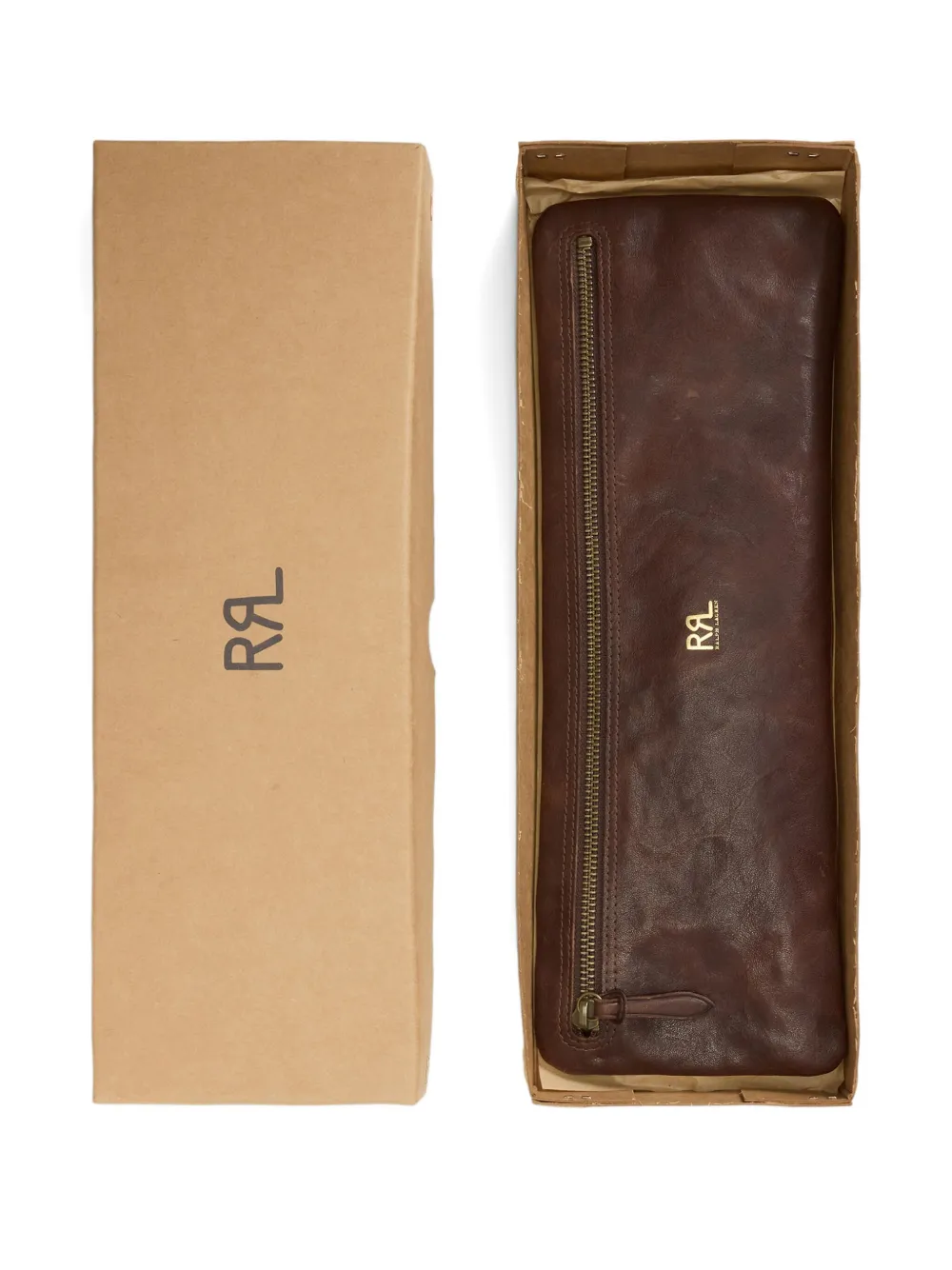 Ralph Lauren RRL Leren slippers Bruin