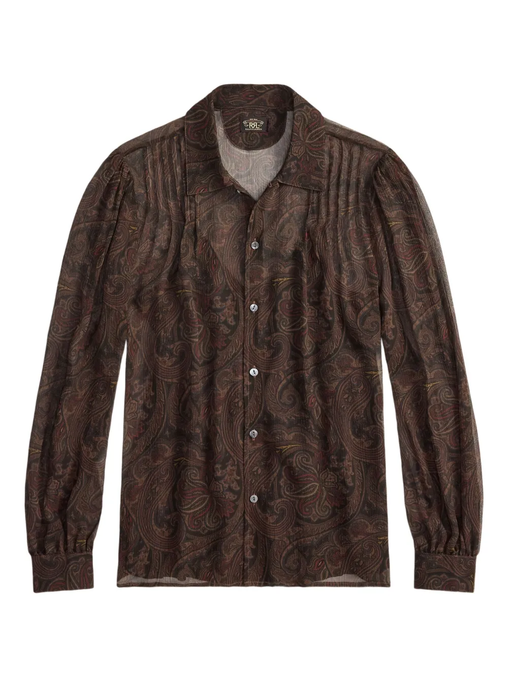Ralph Lauren RRL Camicia con stampa paisley - Marrone