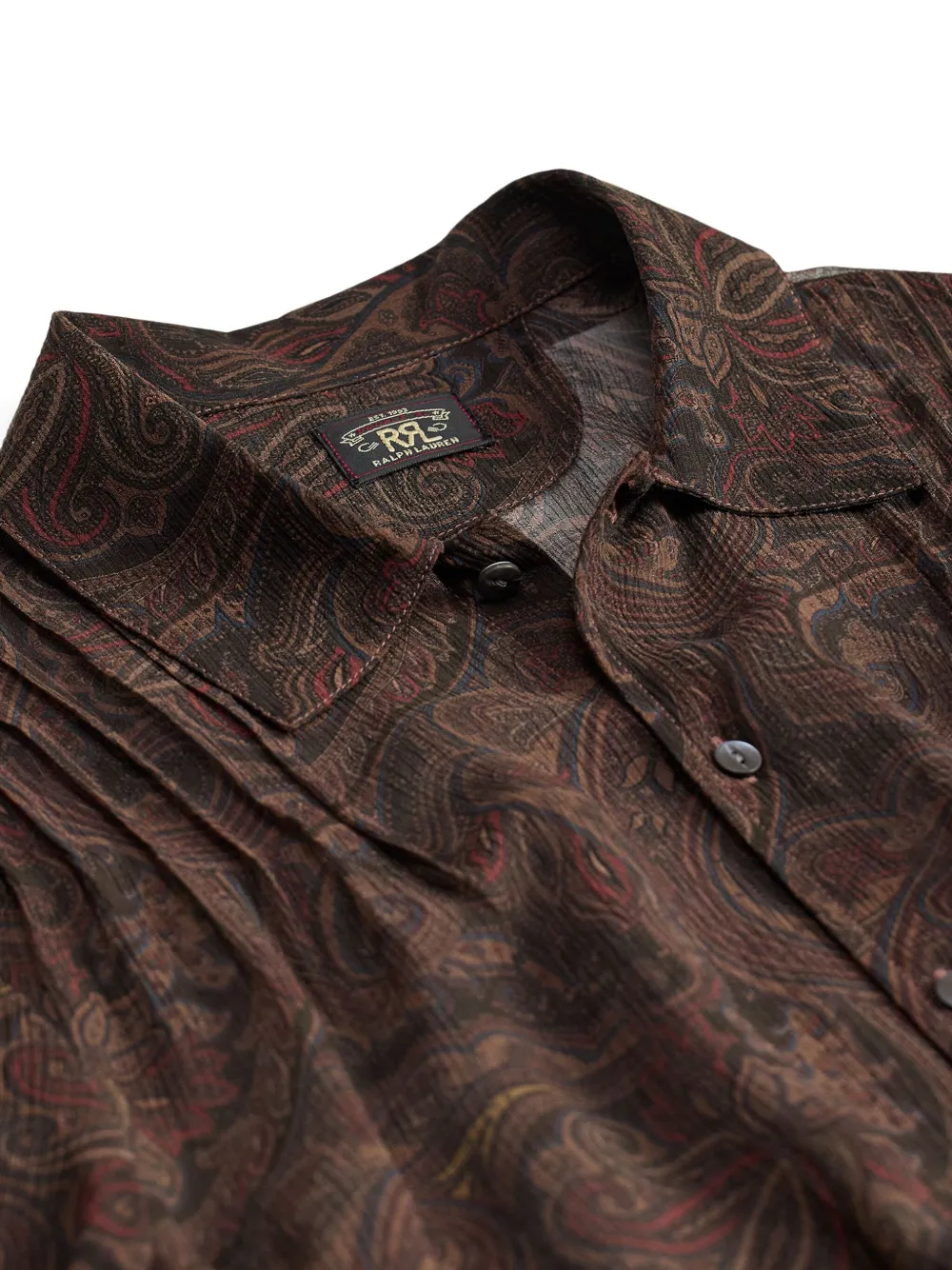 Ralph Lauren RRL Overhemd met paisley-print Bruin