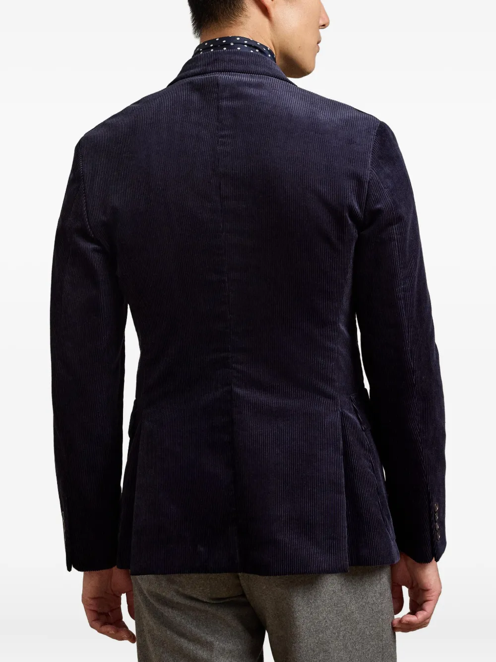 Ralph Lauren Single-breasted Blazer In Blue