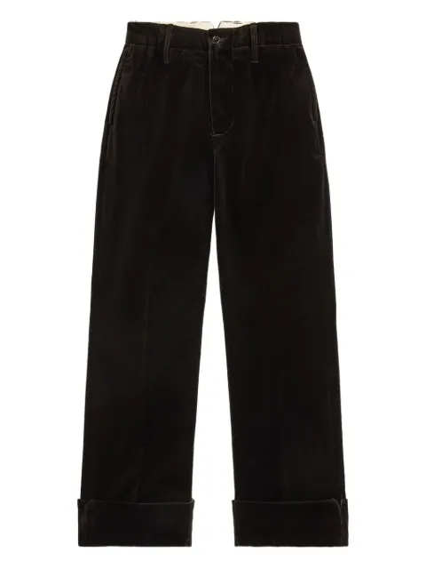 Ralph Lauren RRL velvet cuffed-hem trousers