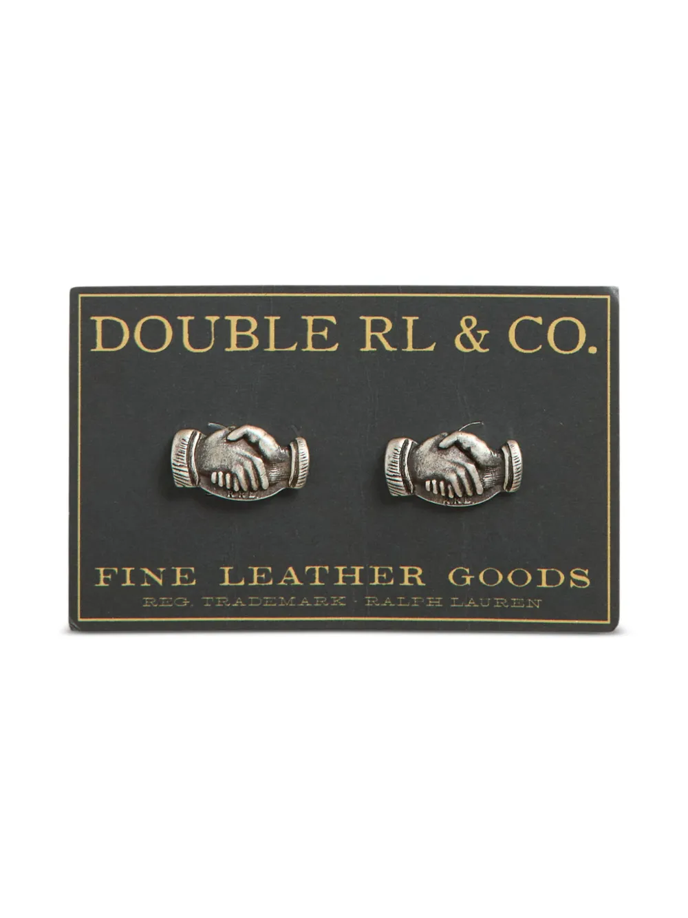 Ralph Lauren RRL Manchetknopen met gegraveerd logo Zilver