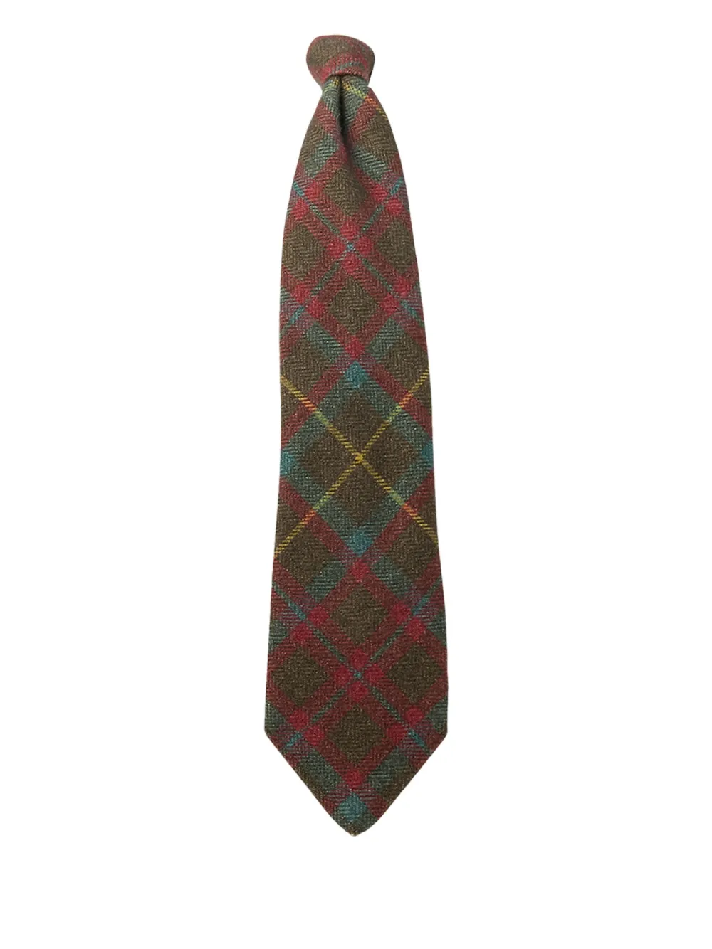 Ralph Lauren RRL Stropdas met tartan ruit Groen