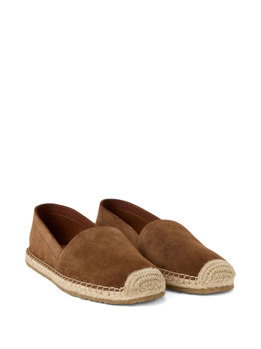 Ralph Lauren RRL Slip-on espadrilles met ronde neus Bruin