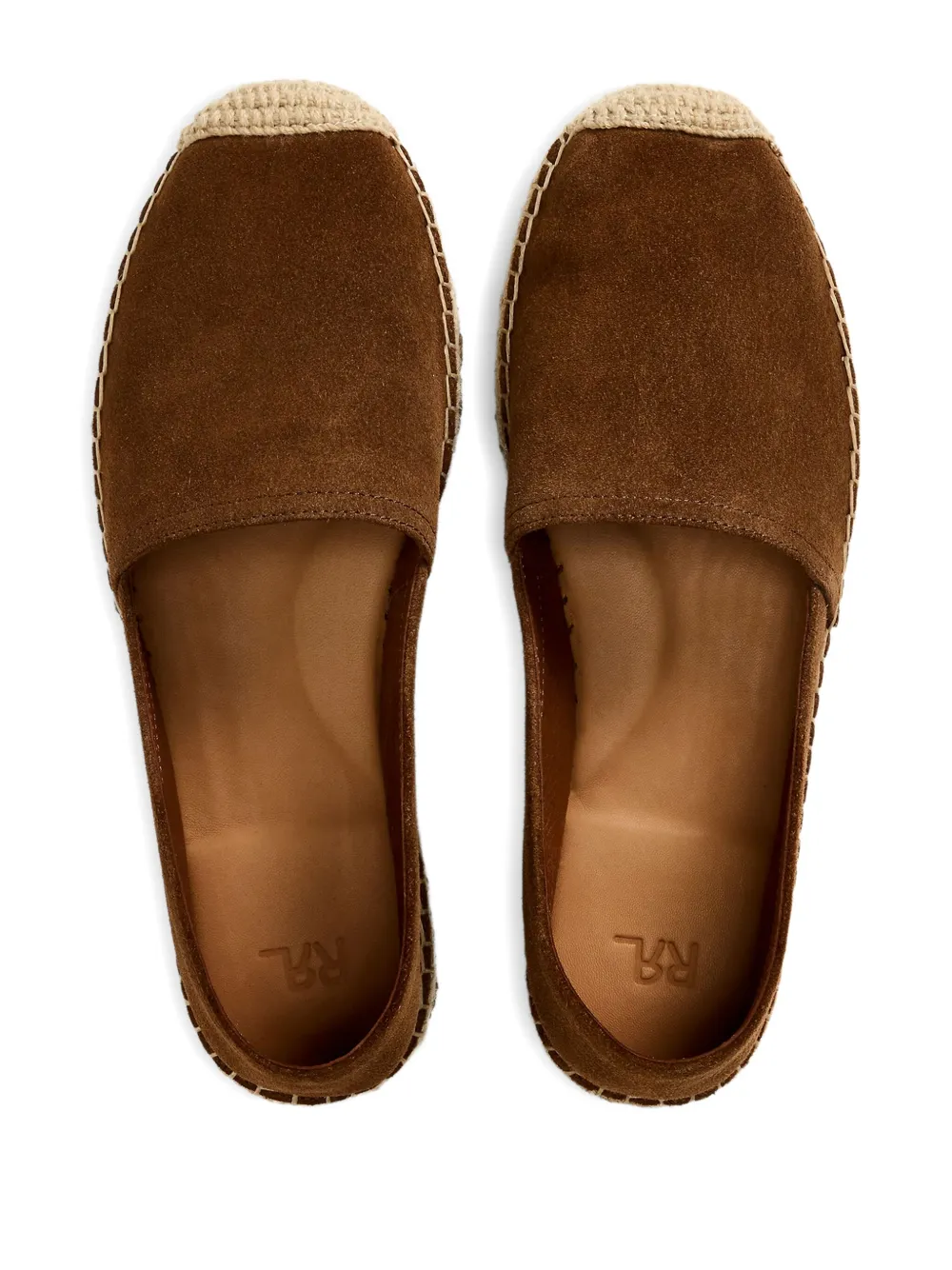 Ralph Lauren RRL Slip-on espadrilles met ronde neus Bruin