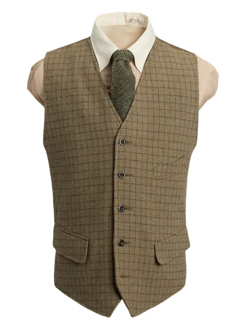 Ralph Lauren RRL checked wool waistcoat