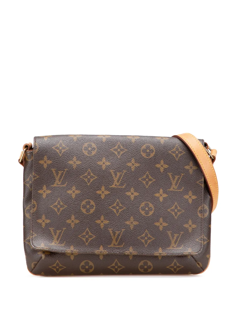 Louis Vuitton Pre-Owned 2002 モノグラム ミュゼット タンゴ ロングストラップ ショルダーバッグ - ブラウン Louis Vuitton Pre-Owned 2002 モノグラム ミュゼット タンゴ ロングストラップ ショルダーバッグ - ブラウン