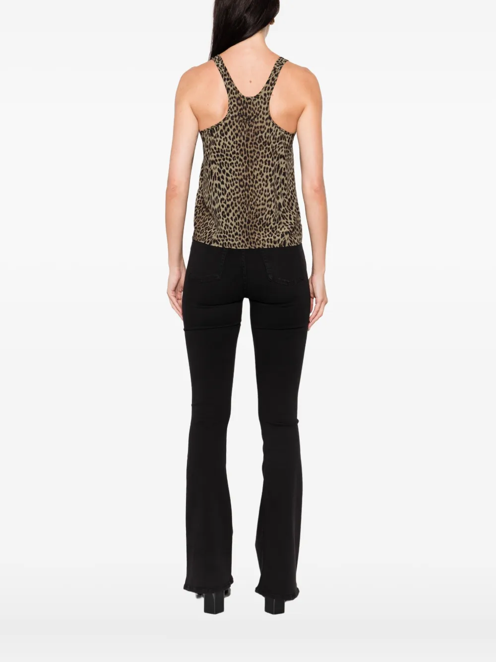 Zadig&Voltaire leopard-print top Groen