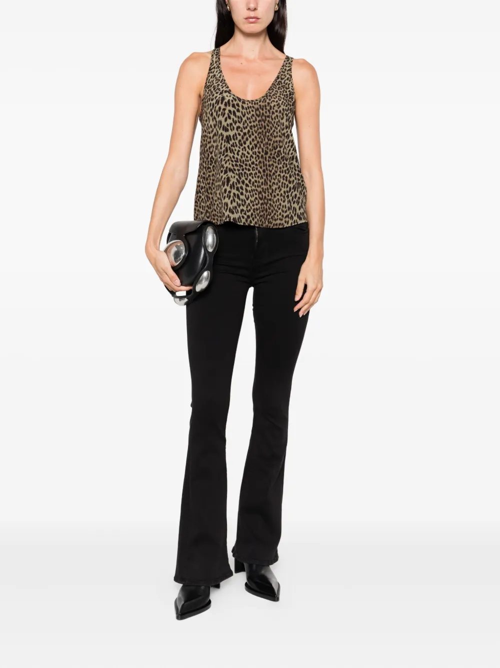 Zadig&Voltaire leopard-print top Groen