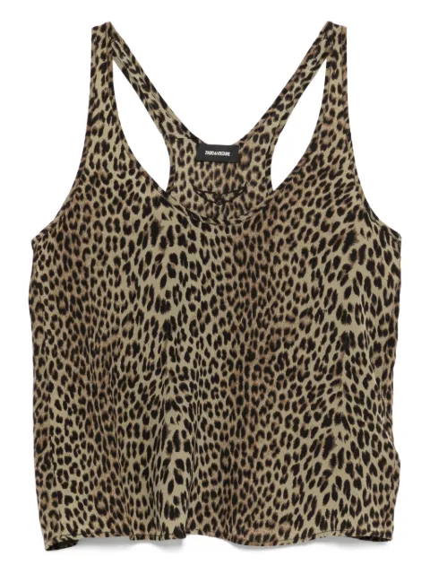 Zadig&Voltaire leopard-print top