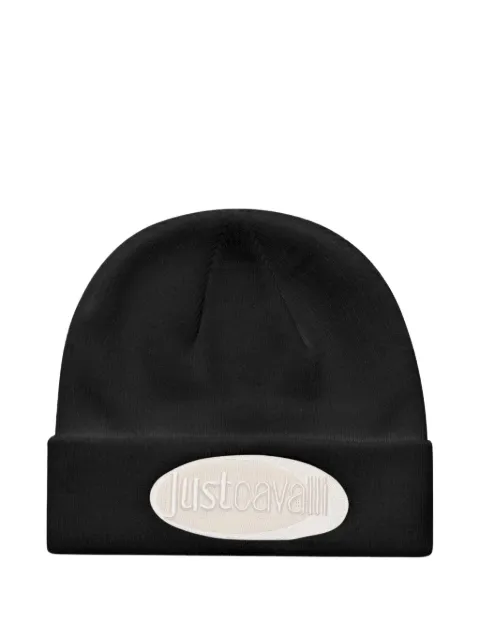 Just Cavalli logo-embroidered beanie