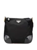 Prada Pre-Owned 2013-2025 Vitello Trimmed Tessuto Zip Top crossbody bag - Black