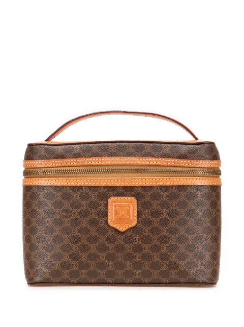 Céline Pre-Owned 1994 Macadam Coated Canvas vanity bag