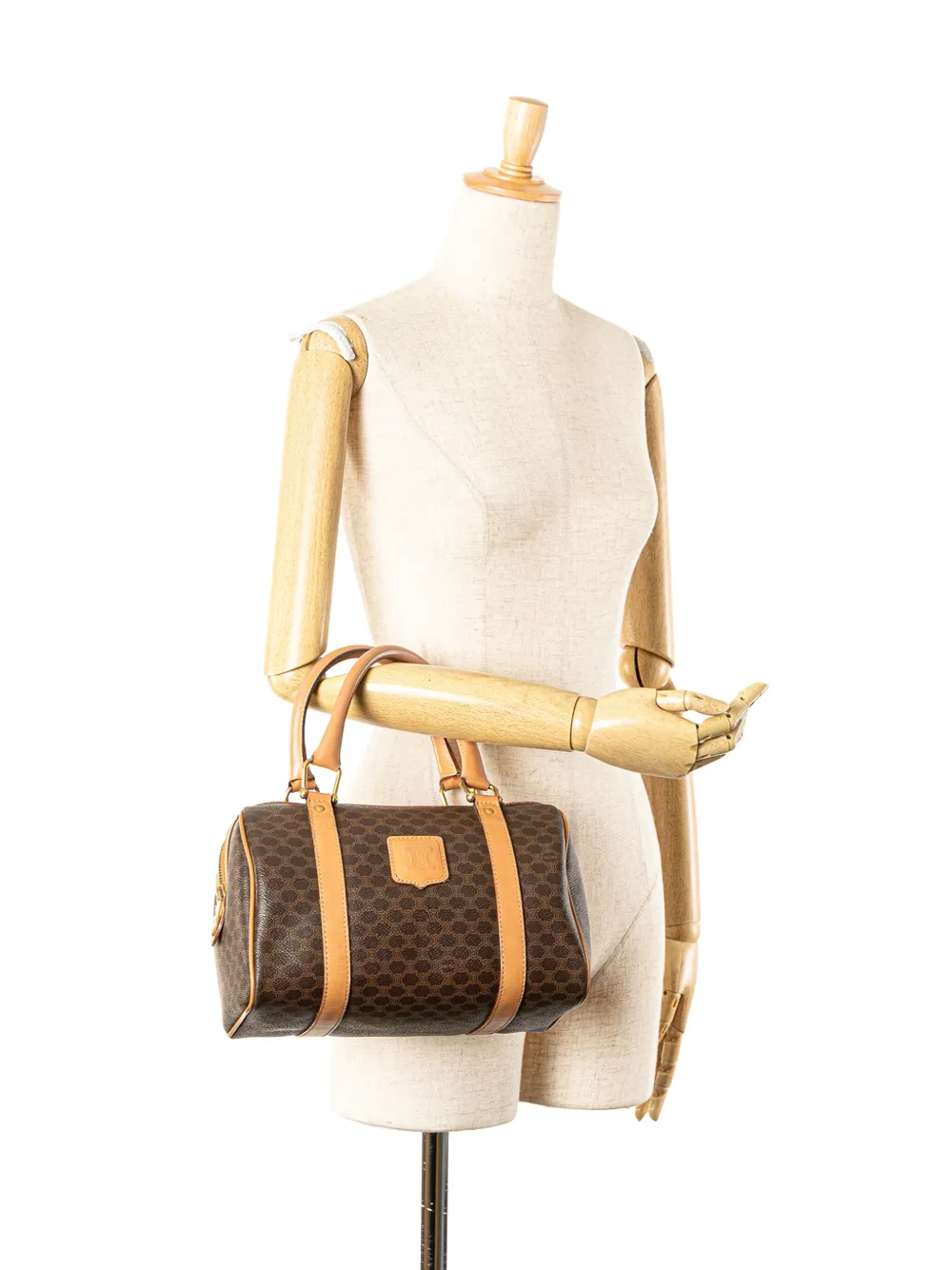 Céline Pre-Owned 2014 Macadam Coated Canvas boston bag | Pre-Owned | Image 2